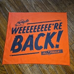 Orange NLL Finals Rally Towel Bandits Vs RUSH